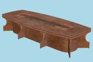 Modern Table table, desk, desk-table, office, wooden, object