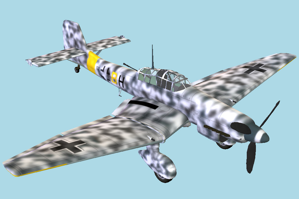 Junkers Ju 87  3d model