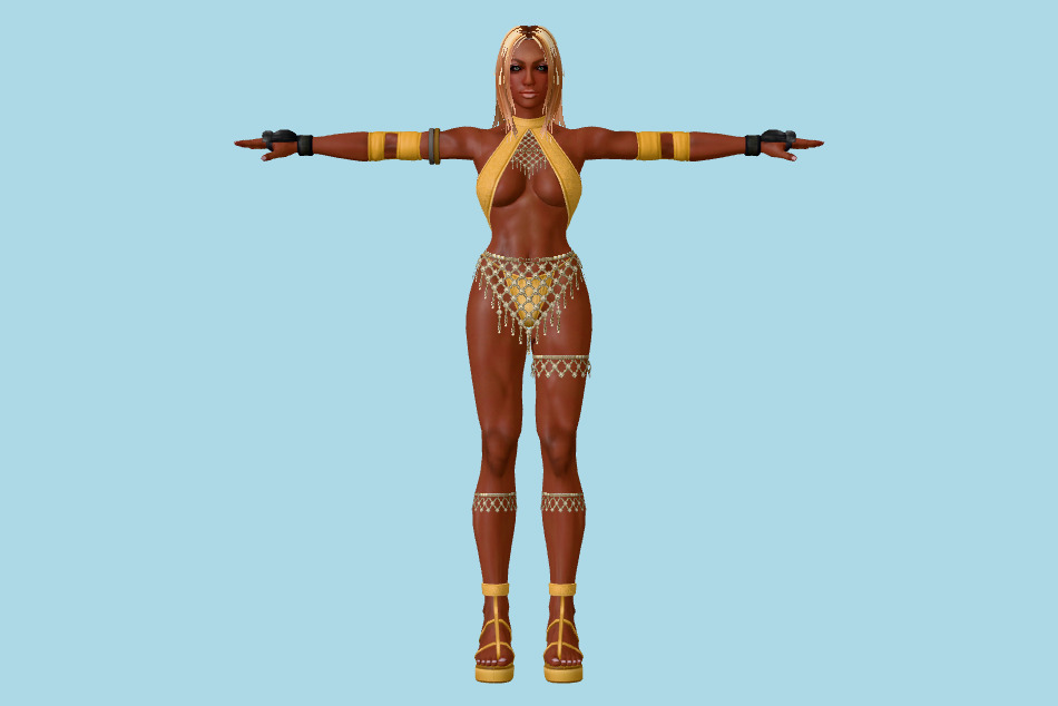 Rumble Roses XX - Sista A 3d model