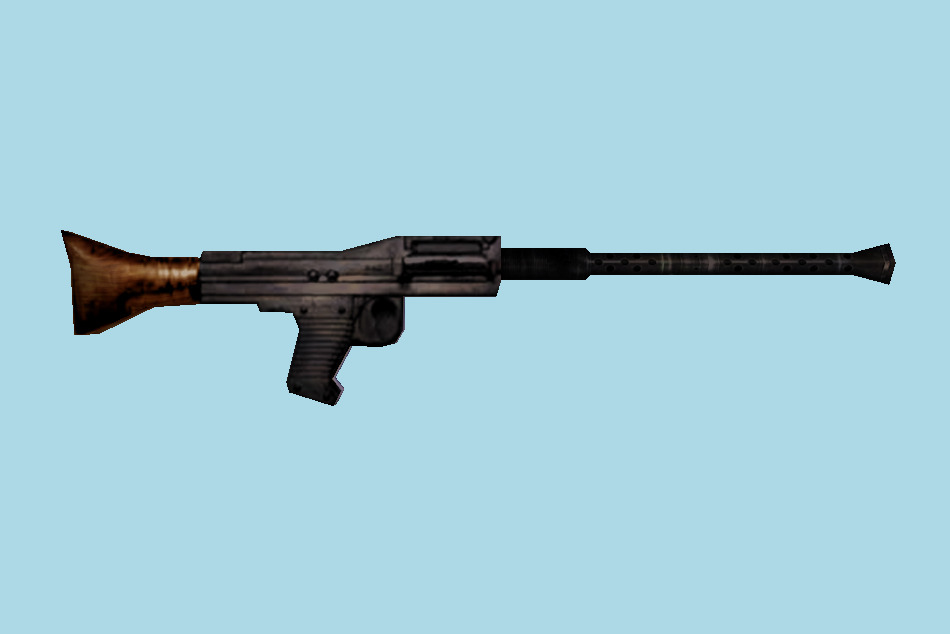 MG34 Gun 3d model