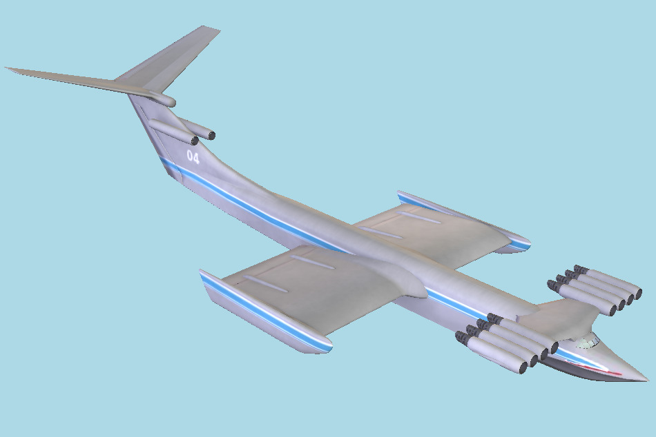 KM Airplane 3d model