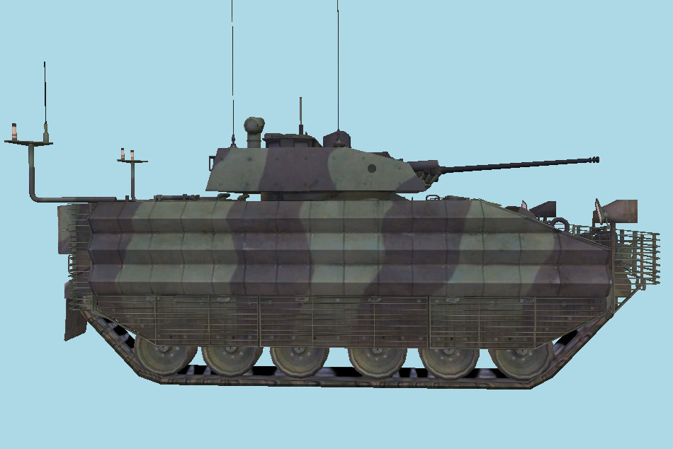 FV510 Military Tank 3d model