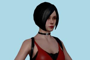 Ada Resident-Evil, RE, resident, evil, woman, female, people, human, xna, characters, rigged