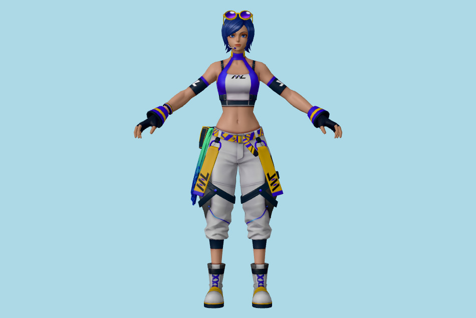 King of Fighters: All Star - May Lee (idol) 3d model