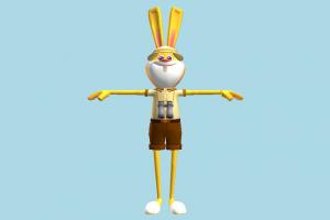 Bunny Luobotu animal-character, character, rabbit, bunny, cartoon, toony