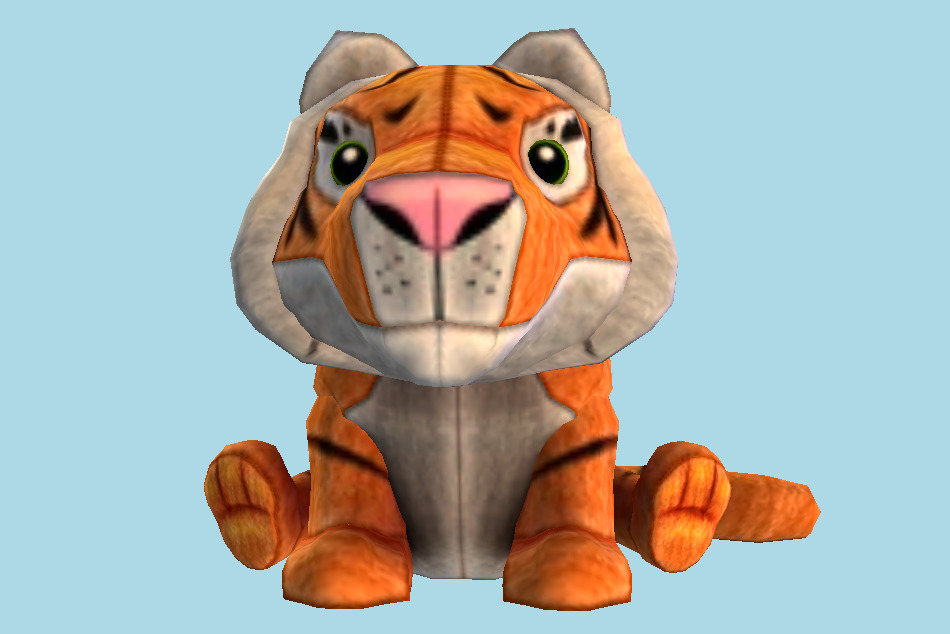 Roblox Tiger Friend 3d model