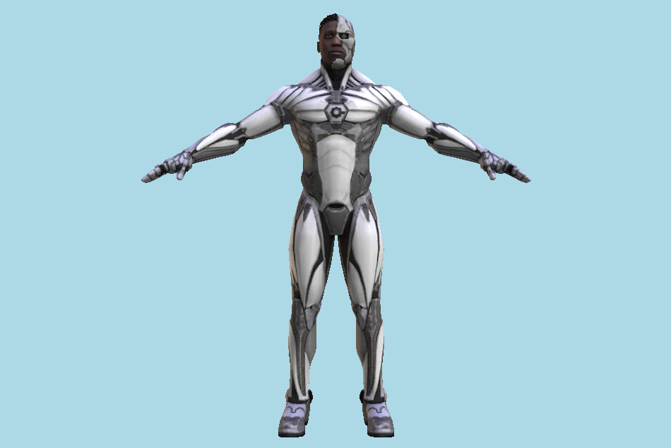 Injustice 2 - Cyborg 3d model