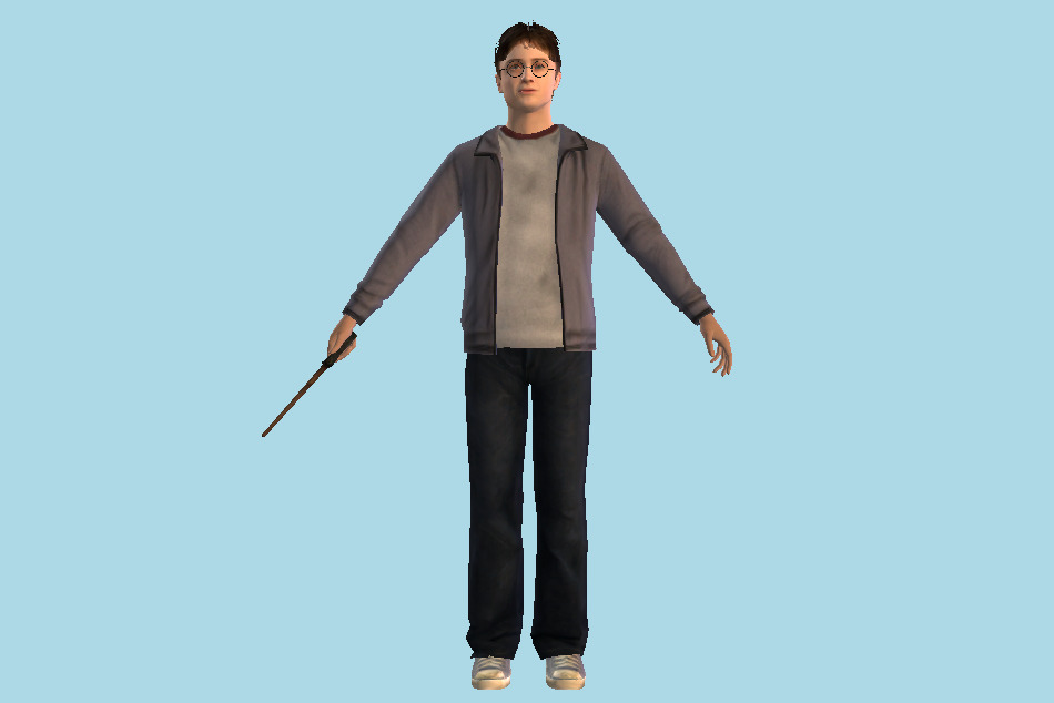 Harry Potter 3d model