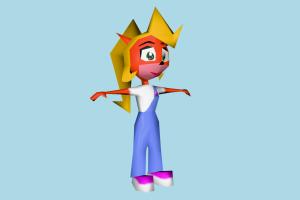 Coco Bandicoot Crash-Bandicoot, crash, bandicoot, toony, character