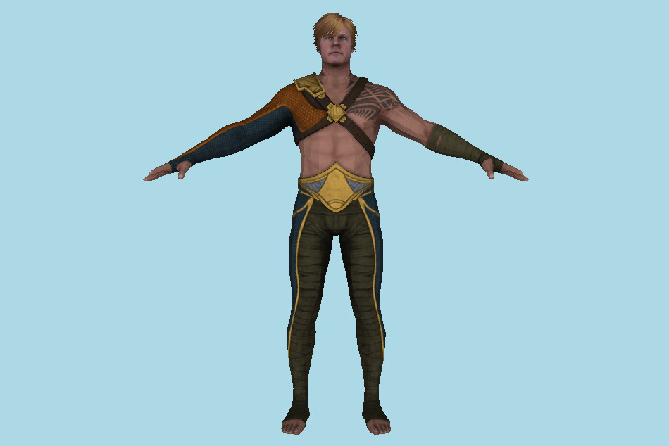 Injustice 2 - Aquaman 3d model