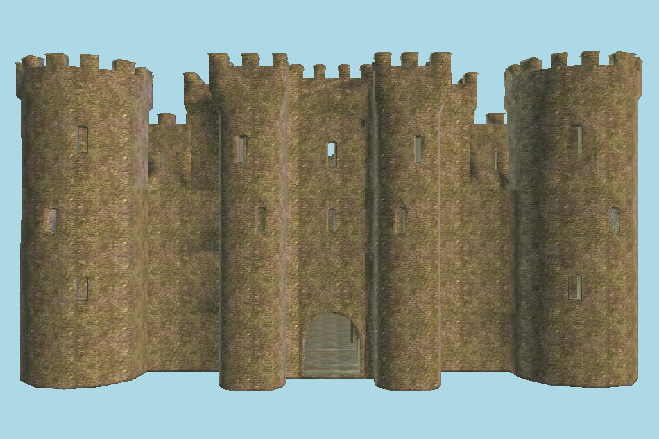 Stronghold Castle 3d model