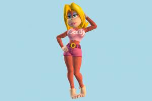 Candy Kong monkey, girl, female, lady, character, cartoon, doll