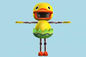 Chibi-Robo Ahill chibi-robo, duck, character, cartoon
