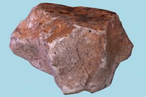Rock stone, rock, cinder, concrete, debris, bit, street, object