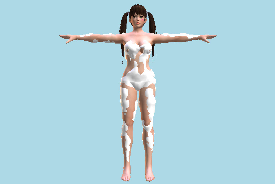 Shower Girl 3d model