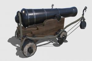 Cannon naval, cannon, galleon, weapon, ship, pirate