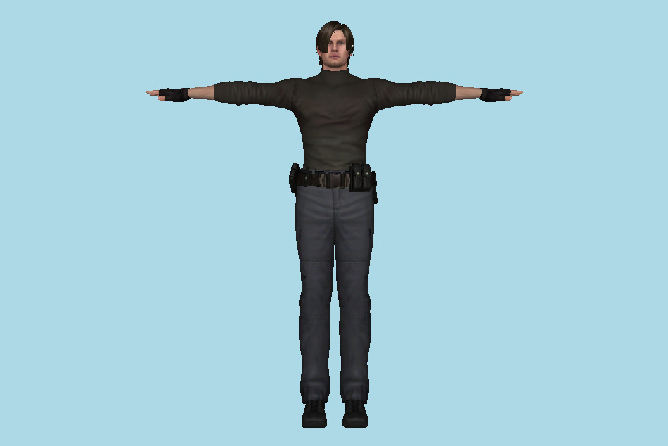 Resident Evil 6 - Leon 3d model