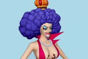 Ivankov One-Piece, cartoon-character, character, warrior, toony, cartoon, female, people