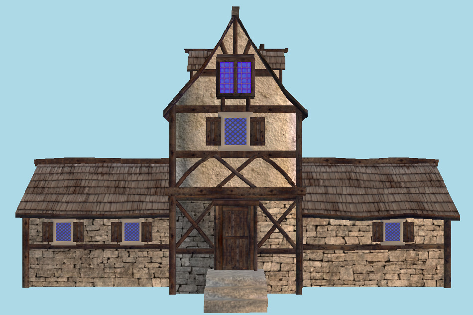 Medieval House 3d model