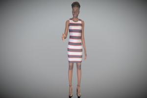 Beautiful african woman in dress and heels 238 style, archviz, scanning, people, , fashion, dress, shoes, realistic, woman, beautiful, heels, sale, scann3d, posing, pretty, 2020, highheels, peoplescan, shaking, brunette, beautiful-girl, -girl, photoscan, realitycapture, character, photogrammetry, 3d, pbr, 3dscan, female, hand, scanpeople, deep3dstudio, redlips
