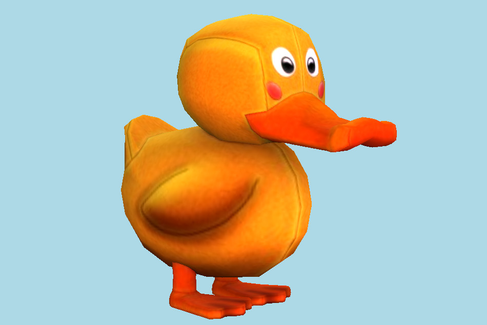 Roblox Duck 3d model