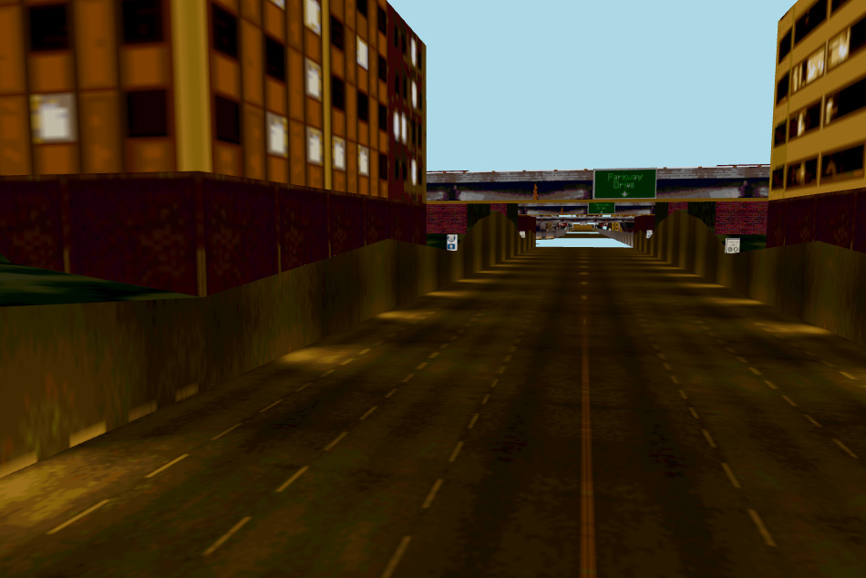 Twisted Metal 1 Levels Freeway 3d model