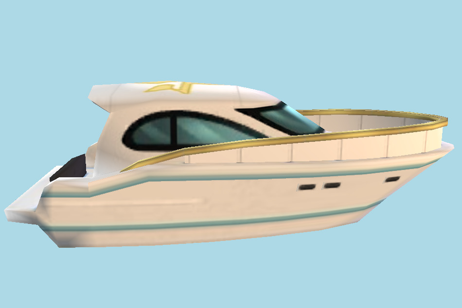 Pokémon Sun / Moon Aether Foundation Boat 3d model