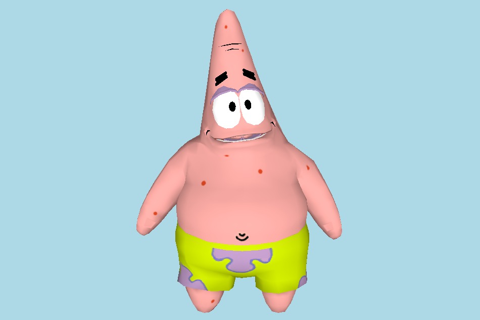 Patrick Star SpongeBob 3d model