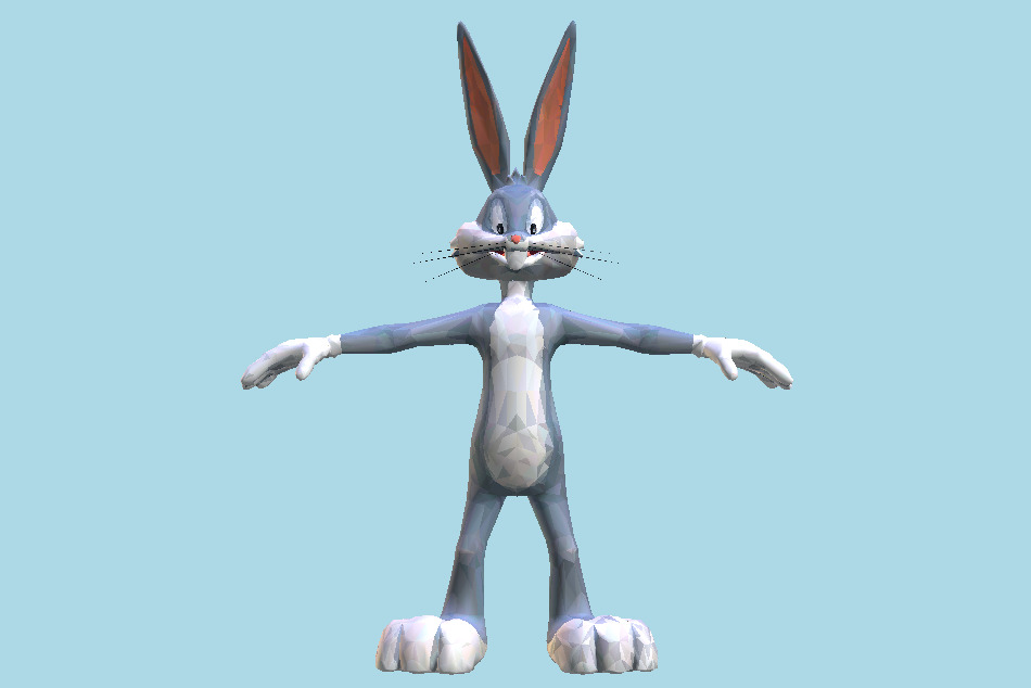 Art Bugs Bunny Rabbit 3d model
