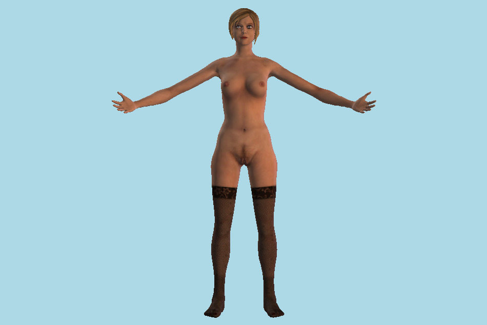 Germiona Naked 3d model