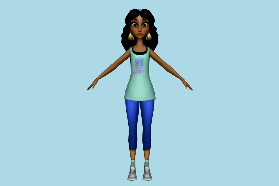 Jasmine Comfy 3d model