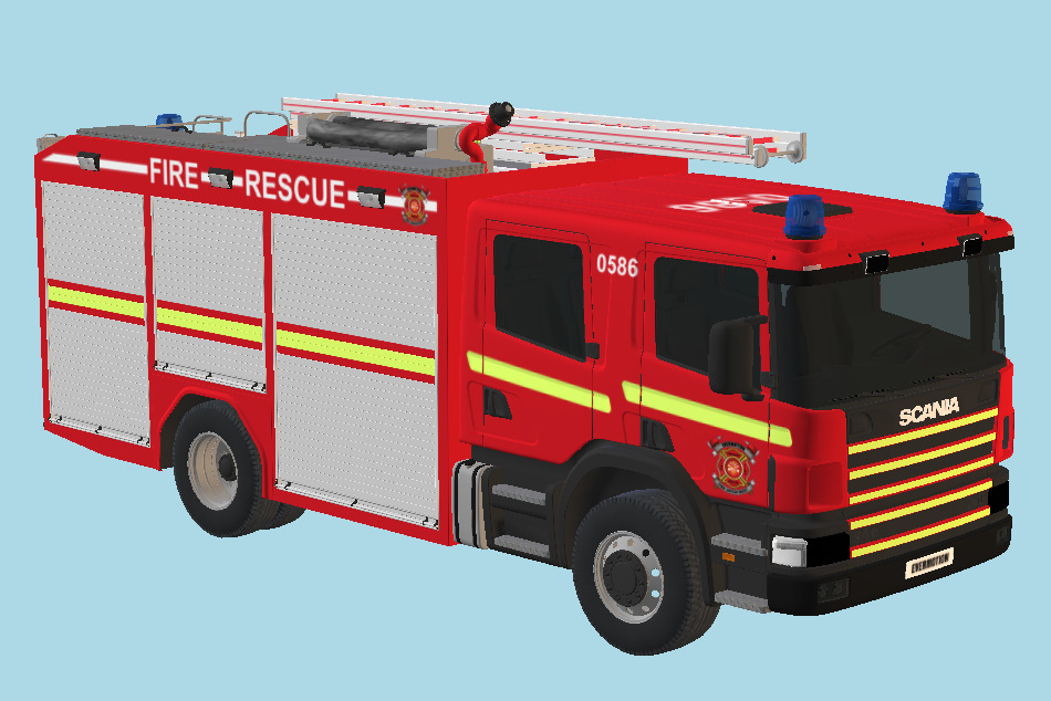 Fire Truck 3d model