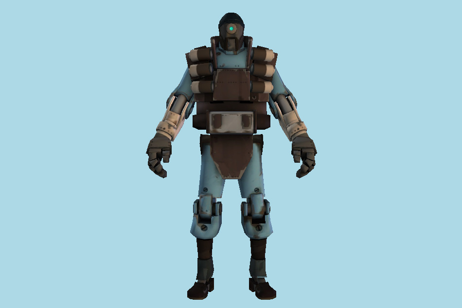 Robot Demoman 3d model