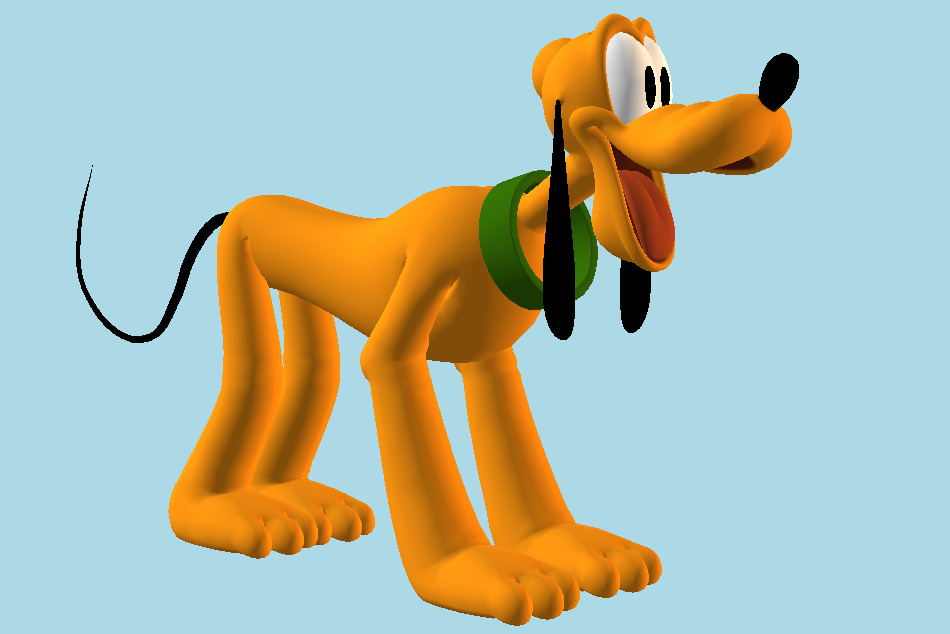 Kingdom Hearts 2 - Pluto 3d model