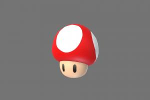 Mario Mushroom mushroom, nintendo, item, character, cartoon, game, monster, mario