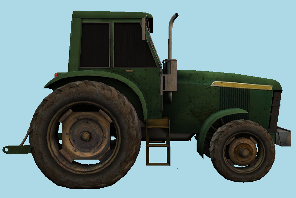 Left 4 Dead - Tractor Farm 3d model