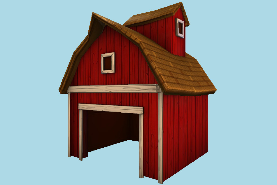 Farm Barn House 3d model