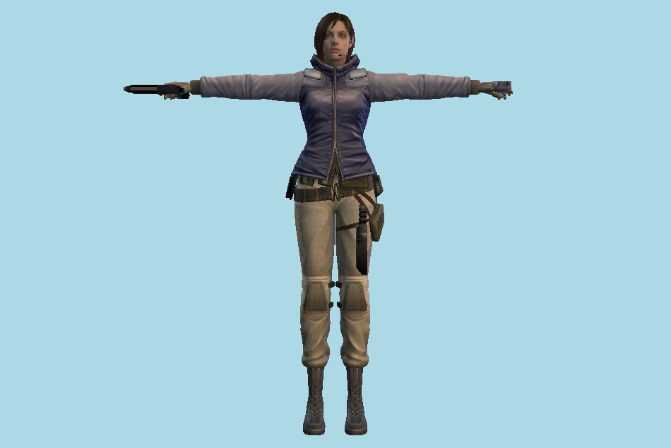 Resident Evil: The Umbrella Chronicles - Jill Valentine 3d model