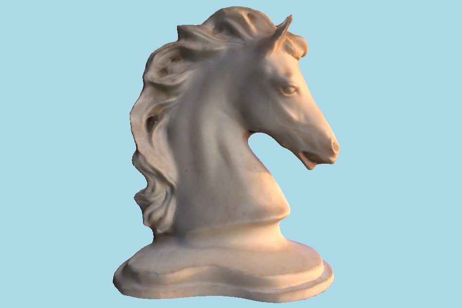 Horsehead Sculpture 3d model