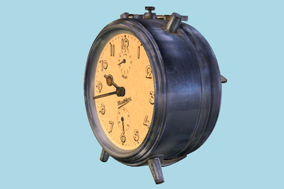 Ceas Old Classic Clock 3d model
