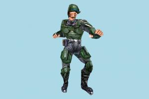Commander mdl, hlmdl, halflife, characters, animated