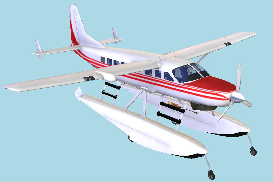 Water Plane 3d model
