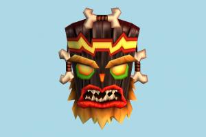 Uka Uka Mask Crash-Bandicoot, crash, bandicoot, playstation, mask