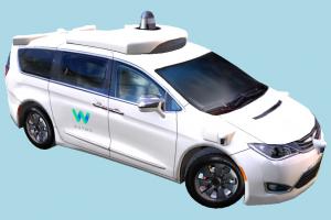 Self Driving Car driverless, future, lidar, google, maps, taxi, hybrid, delivery, pacifica, chrysler, electric, car, vehicle, transport, carriage