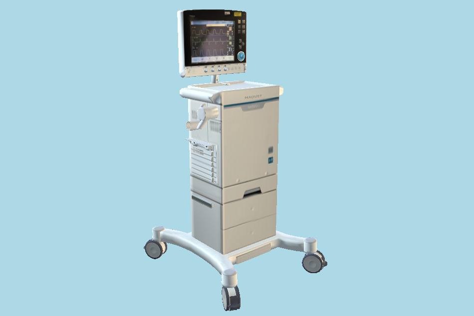 Medical Equipment - SERVO-i ventilator  3d model