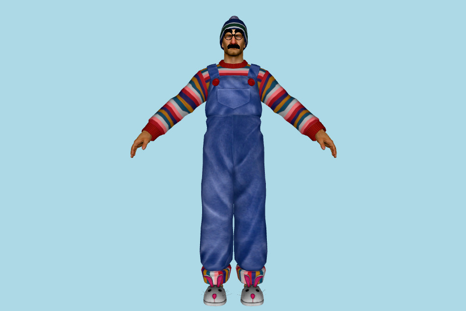 Chuck Greene Toddler Outfit 3d model