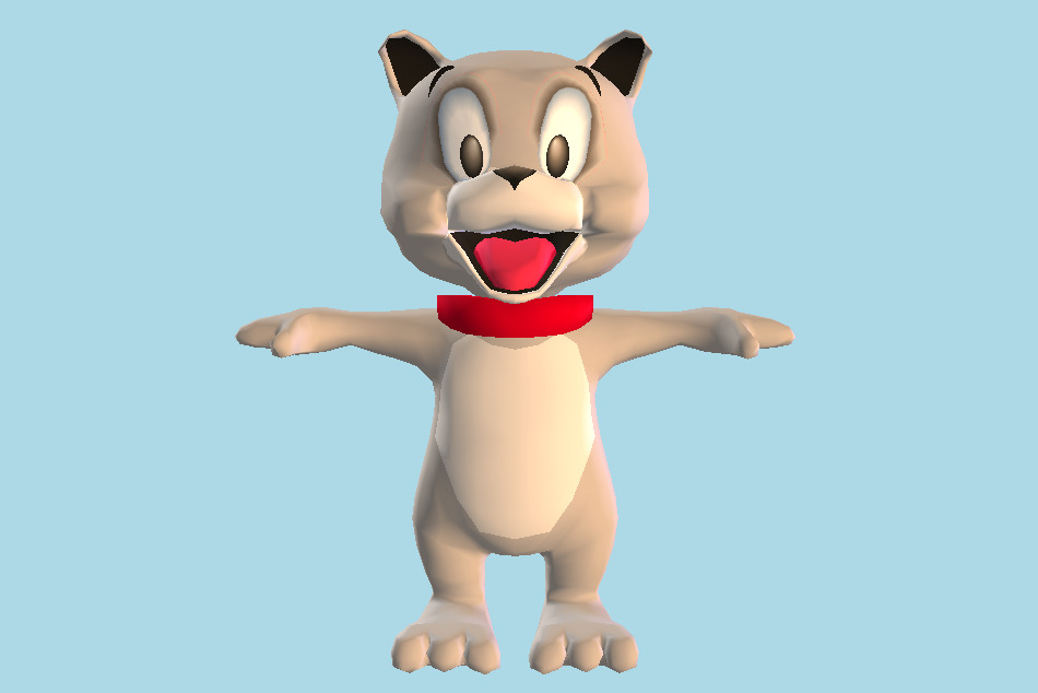 Tom and Jerry in War of the Whiskers Tyke 3d model