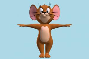 Jerry tom-and-jerry, jerry, mouse, squirrel, rat, animal-character, character, cartoon