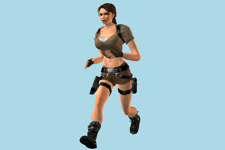 Lara Croft 3d model