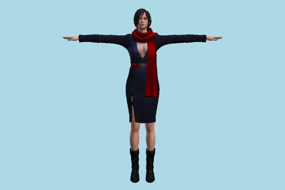 Resident Evil 6 - Ada Wong - Carla 3d model